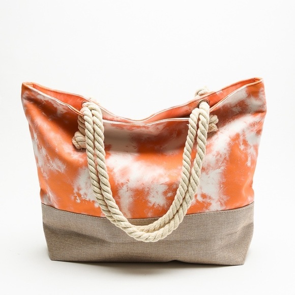 Tie Dye Oversized Beach Bags - Picture 2 of 4